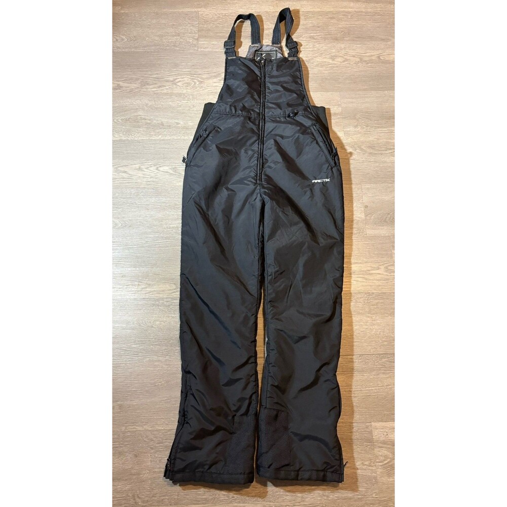 Arctix Essential Insulated Bib Overalls Mens Medium Black Regular Fit Winter Ski